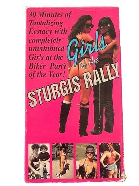 The Girls Of Sturgis Rally VHS Biker Women Outlaw Vintage Motorcycle Rare Tape